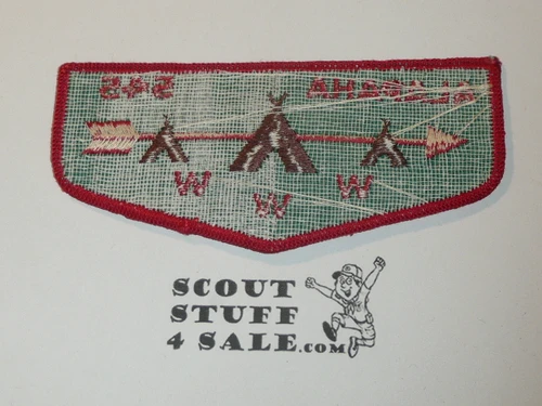Order of the Arrow Lodge #545 Alapaha f1 First Flap Patch