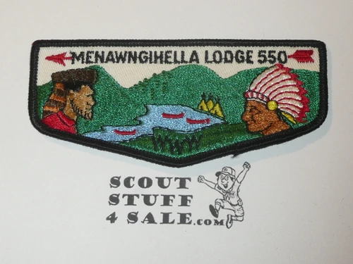 Order of the Arrow Lodge #550 Menawngihella f1 First Flap Patch