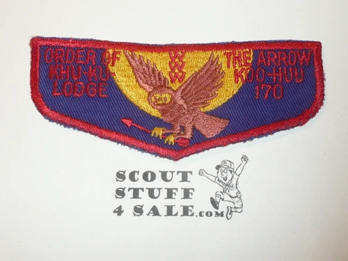 Order of the Arrow Lodge #170 Khu-Ku-Koo-Huu Flap Patch