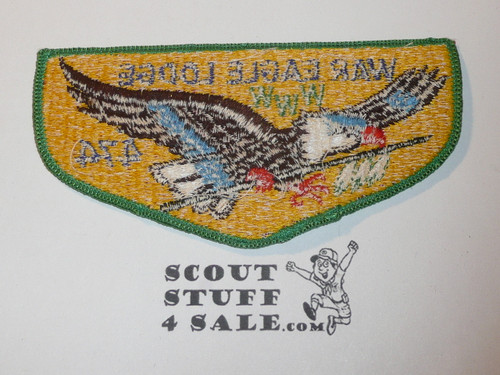 Order of the Arrow Lodge #474 War Eagle s2 Flap Patch