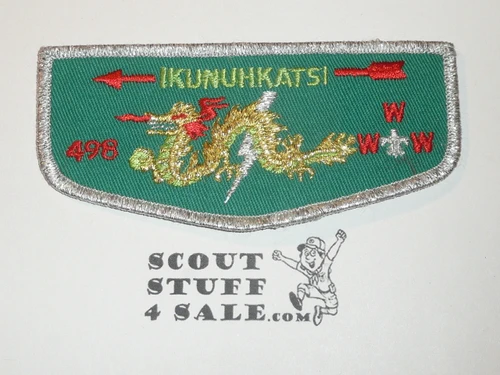 Order of the Arrow Lodge #498 Ikunuhkatsi f4 25th Anniversary Flap Patch
