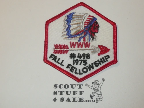 Order of the Arrow Lodge #498 Hinode Goya 1975 Fellowship Patch