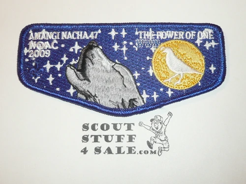 Order of the Arrow Lodge #47 Amangi Nacha s32 2009 NOAC Patch