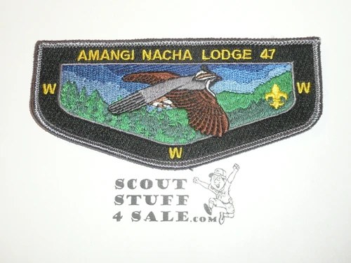 Order of the Arrow Lodge #47 Amangi Nacha s38 Flap Patch