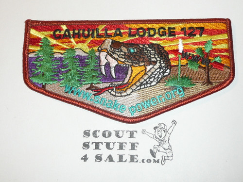 Order of the Arrow Lodge #127 Cahuilla s81 Flap Patch