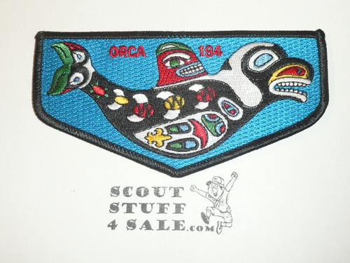 Order of the Arrow Lodge #194 Orca s9 Flap Patch