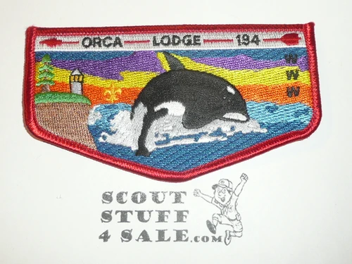 Order of the Arrow Lodge #194 Orca s13 Flap Patch