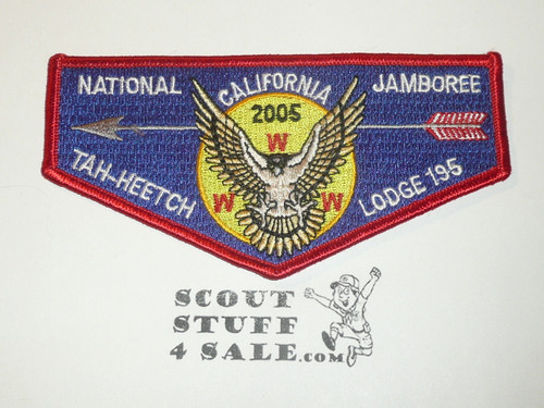 Order of the Arrow Lodge #195 Tah Heetch s23 2005 Jamboree Flap Patch