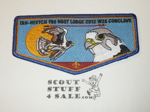 Order of the Arrow Lodge #195 Tah Heetch s45 2012 W3S Conclave Host Flap Patch