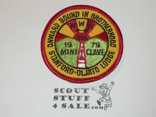 Order of the Arrow Lodge #207 Stanford - Oljato 1979 Miniclave Patch