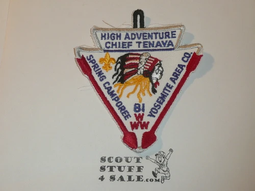 Order of the Arrow Lodge #278 Yo-Se-Mite 1981 Camporee Patch