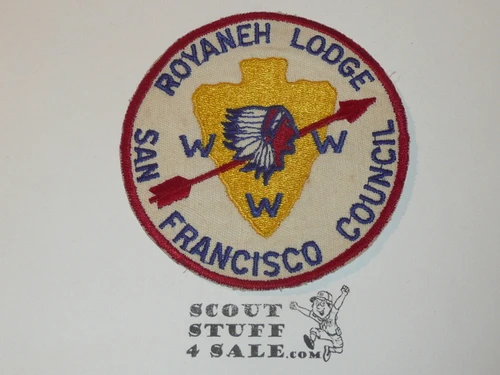 Order of the Arrow Lodge #282 Royaneh r1 Patch