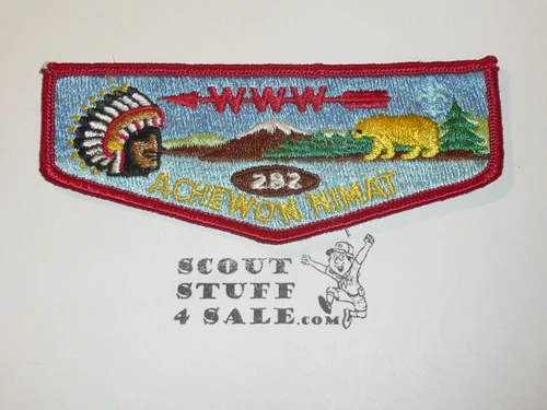 Order of the Arrow Lodge #282 Achewon Nimat s6 Flap Patch