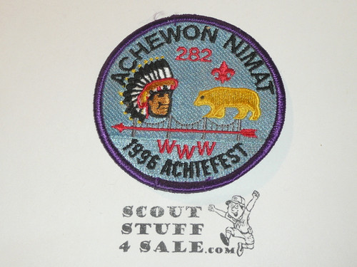 Order of the Arrow Lodge #282 Achewon Nimat 1996 Achifest Patch