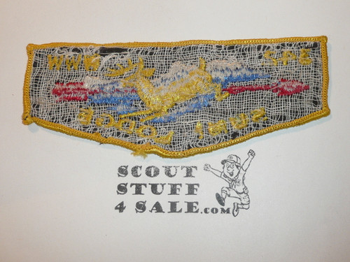 Order of the Arrow Lodge #342 Sumi f1c First Flap Patch, lite use