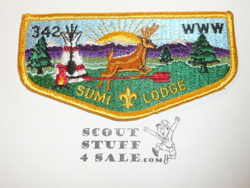 Order of the Arrow Lodge #342 Sumi s37 Vigil Flap Patch