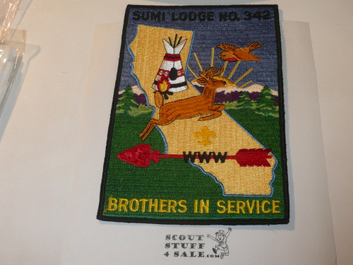 Order of the Arrow Lodge #342 Sumi j2 Jacket Patch