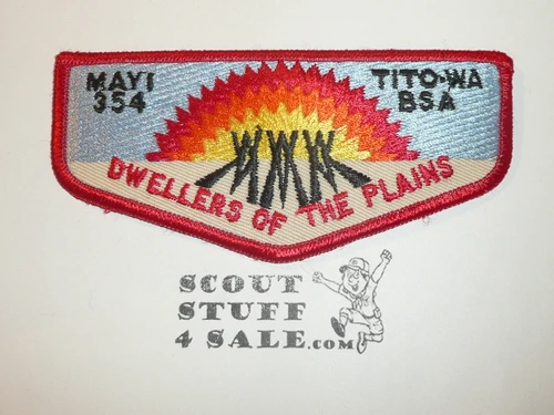 Order of the Arrow Lodge #354 Mayi Tito-Wa Chapter f1 Flap Patch