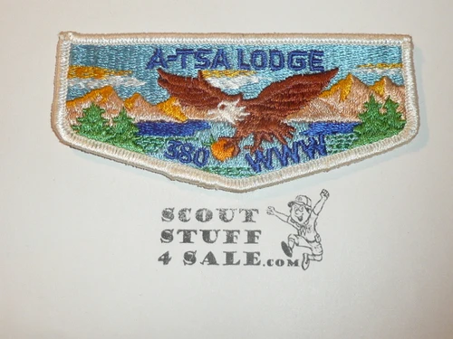 Order of the Arrow Lodge #380 A-Tsa s4c Flap Patch