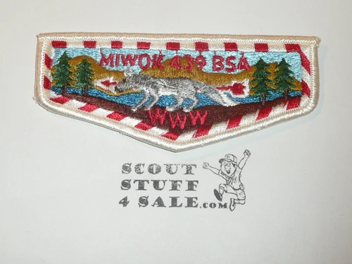 Order of the Arrow Lodge #439 Miwok s12 Flap Patch