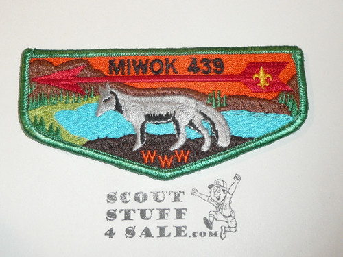 Order of the Arrow Lodge #439 Miwok s31 Flap Patch