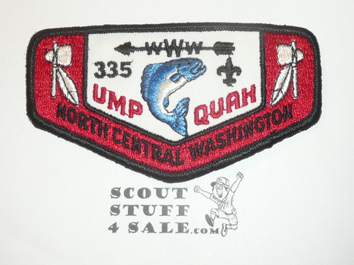 Order of the Arrow Lodge #335 Ump Quah f2 Flap Patch