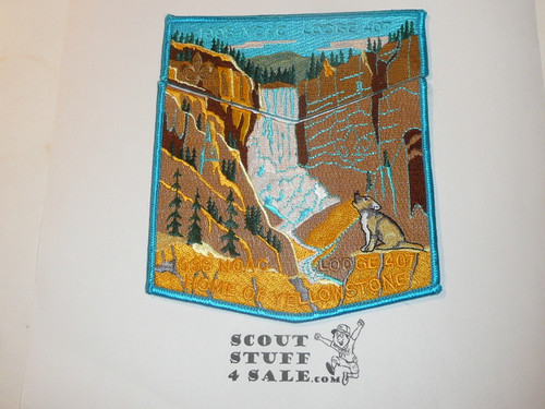 Order of the Arrow Lodge #407 Shunkah Mahneetu 1998 NOAC 2 Piece Flap Patch Set - Boy Scout