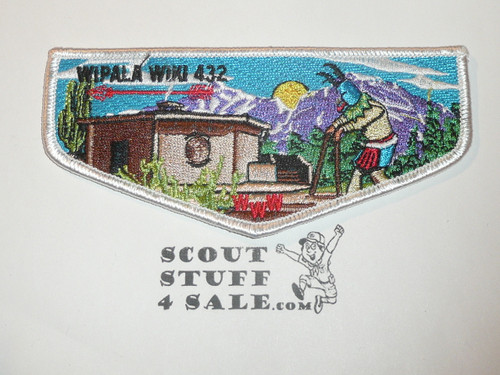 Order of the Arrow Lodge #432 Wipala Wiki Solid Flap Patch