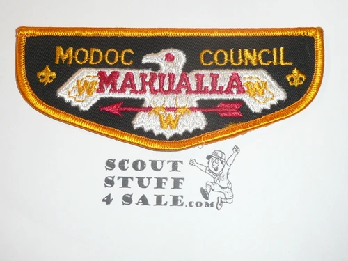 Order of the Arrow Lodge #437 Makualla f4 Flap Patch