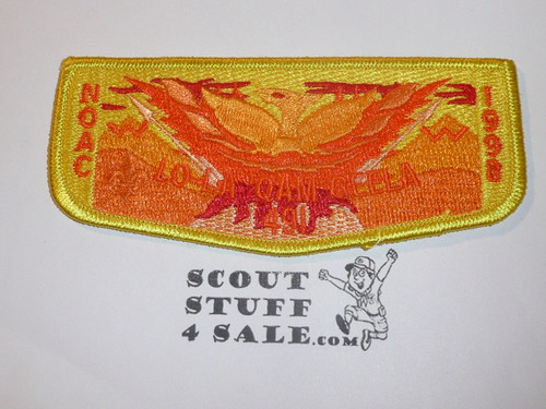 Order of the Arrow Lodge #491 Lo La 'Qam Geela s3 1998 NOAC Flap Patch