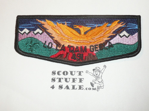 Order of the Arrow Lodge #491 Lo La 'Qam Geela s8 Flap Patch