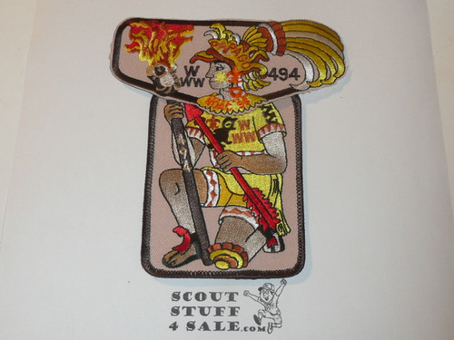Order of the Arrow Lodge #494 Papago 1996 NOAC 2pc Flap Patch Set