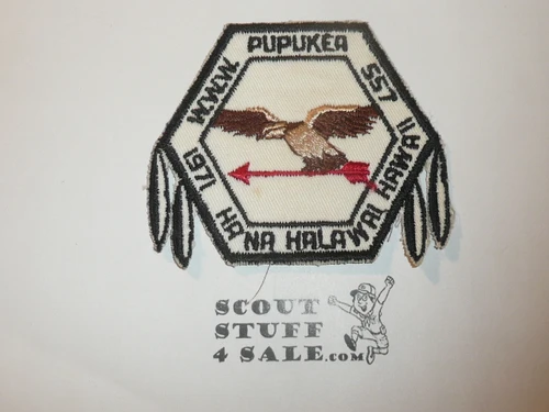 Order of the Arrow Lodge #557 Pupukea 1971 Patch