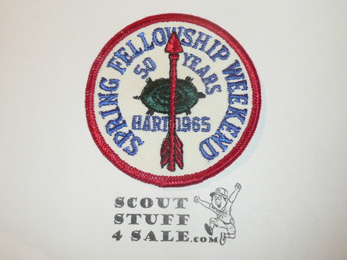 Order of the Arrow Lodge #1 Unami 1965 Spring Fellowship Patch