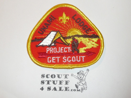 Order of the Arrow Lodge #1 Unami Project Get Scout Patch