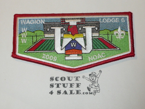 Copy of Order of the Arrow Lodge #6 Wagion 2009 NOAC Flap Patch