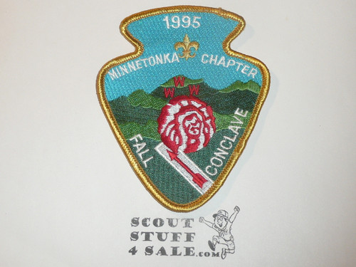 Order of the Arrow Lodge #16 Tonkawampus Minnetonka Chapter 1995 Fall Conclave Patch