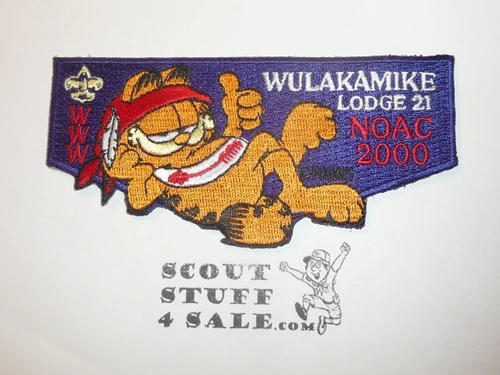 Order of the Arrow Lodge #21 Wulakamike 2000 NOAC Flap Patch
