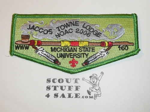 Order of the Arrow Lodge #21 Jaccos Towne s7 2006 NOAC Flap Patch