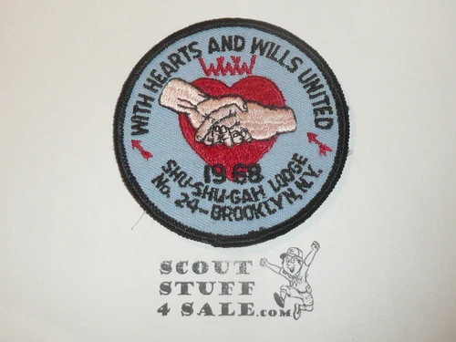 Order of the Arrow Lodge #24 Shu-Shu-Gah 1968 Conclave Patch