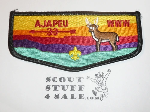 Order of the Arrow Lodge #33 Ajapeu s25 Flap Patch