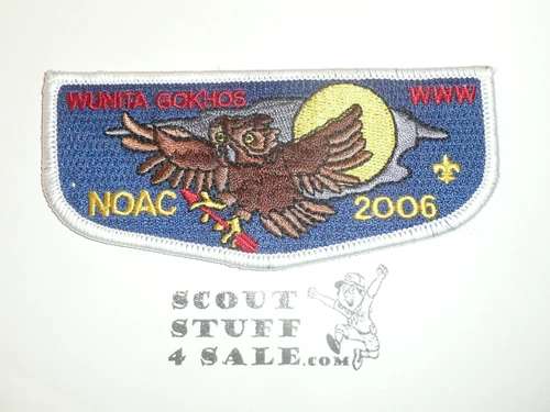 Order of the Arrow Lodge #39 Wunita Gokhos 2006 NOAC Flap Patch