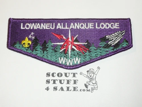 Order of the Arrow Lodge #41 Lowaneu Allanque s Flap Patch
