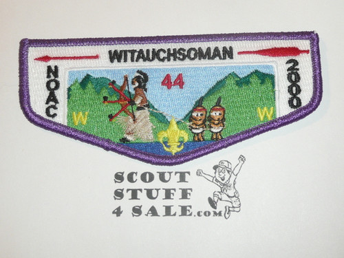 Order of the Arrow Lodge #44 Witauchsoman s26 2000 NOAC Flap Patch