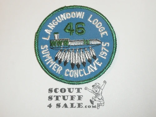 Order of the Arrow Lodge #46 Langundowi 1975 Summer Conclave Conclave Patch