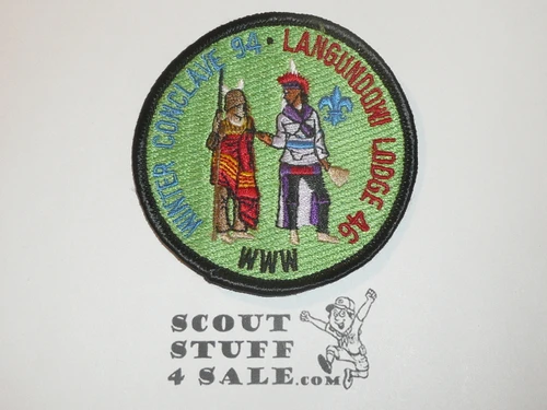 Order of the Arrow Lodge #46 Langundowi 1994 Winter Conclave Patch