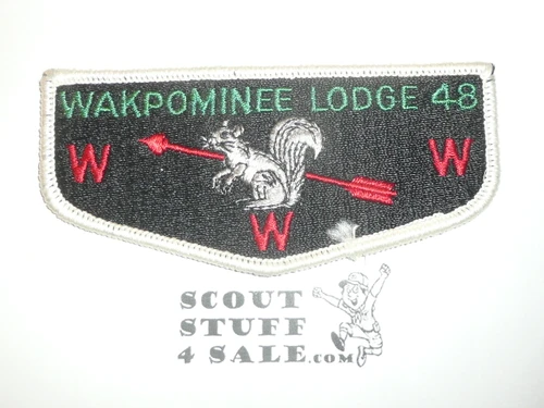 Order of the Arrow Lodge #48 Wakpominee s2 Flap Patch