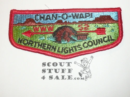 Order of the Arrow Lodge #52 Chan-O-Wapi s3 Flap Patch
