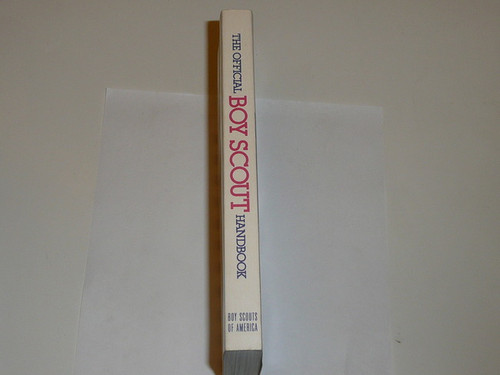 1980 Boy Scout Handbook, Ninth Edition, Third Printing, MINT condition, Last Norman Rockwell Cover