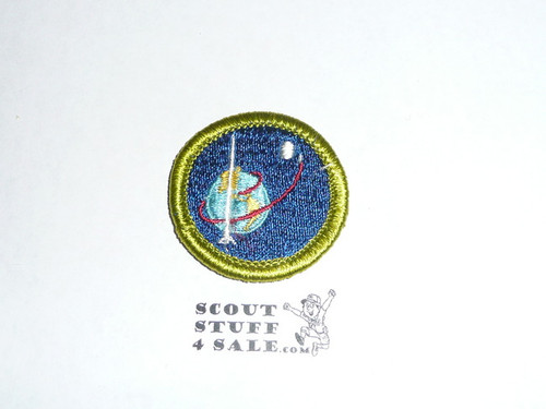 Space Exploration - Type H - Fully Embroidered Plastic Back Merit Badge (1972-2002)